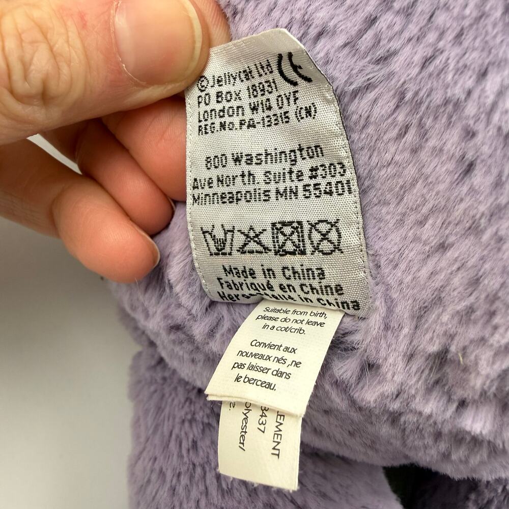 Jellycat Purple Piper Mouse, HTF Retired - Picture 12 of 13